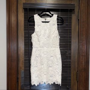 White Crochet Dress